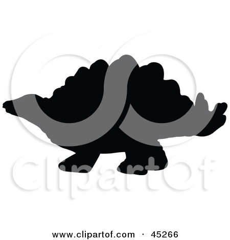 Royalty Free  Rf  Dinosaur Silhouette Clipart Illustrations Vector