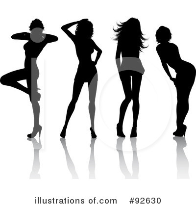 Royalty Free  Rf  Sexy Women Clipart Illustration By Kj Pargeter