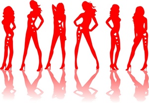 Sexy Girls Clip Art Images Sexy Girls Stock Photos   Clipart Sexy
