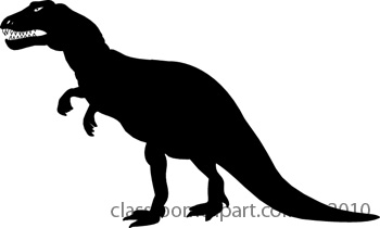 Silhouettes   Dinosaur Silhouette 710   Classroom Clipart