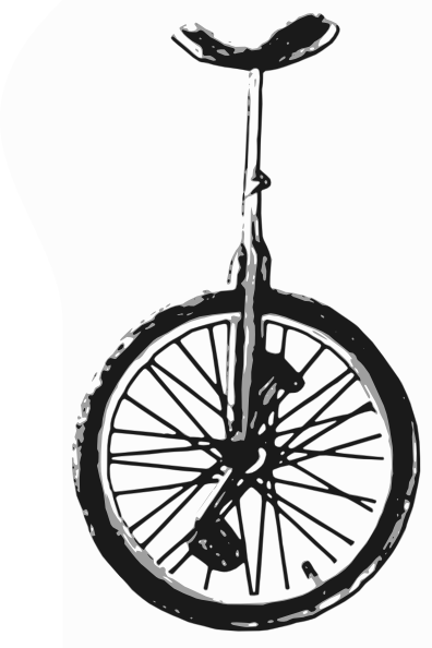 Unicycle Clip Art At Clker Com   Vector Clip Art Online Royalty Free