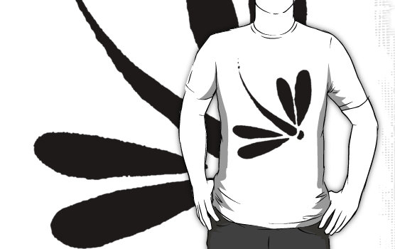 Whimsical Dragonfly Silhouette Art By Madart T Shirts   Hoodies