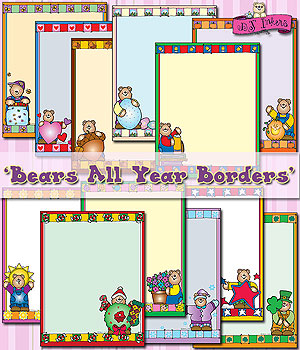     Year Borders Clipart Download Bears All Year Borders Clipart Download