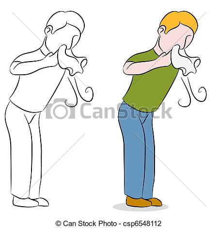 Blowing Nose Clipart