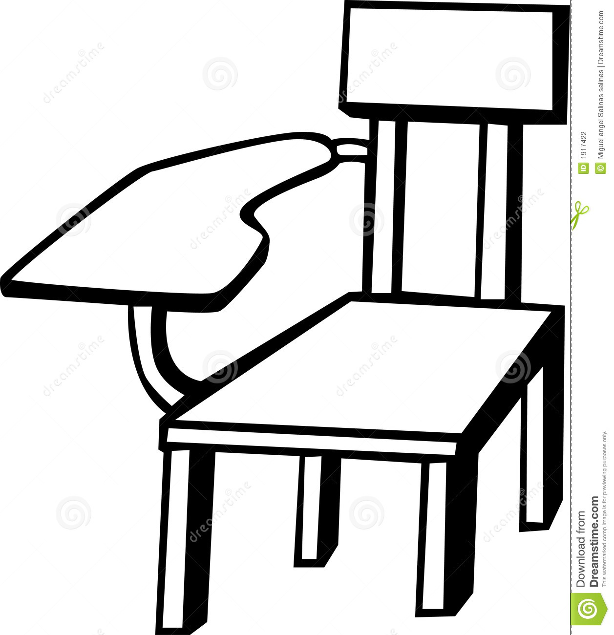 Chair 20clip 20art School Chair Vector Illustration 1917422 Jpg