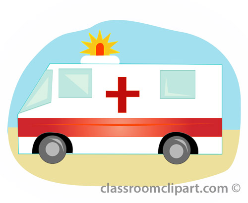 Emergency   Ambulance Vehicle 63 07   Classroom Clipart