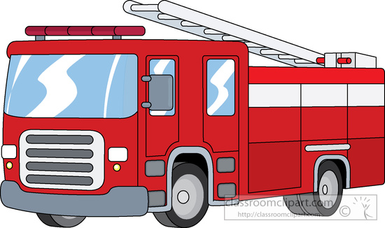 Emergency   Emergency Vehicle Fire Truck Clipart 5912a   Classroom