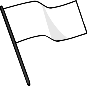 Flag Football Clipart Black And White White Flag Md Png