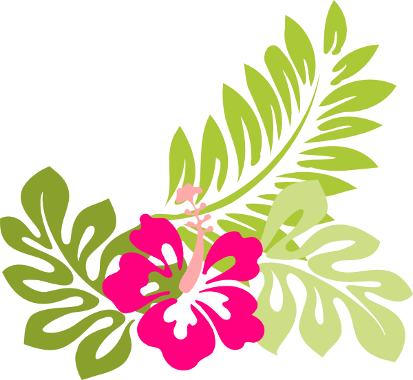 Hibiscus Remixed Free Clip Art Tattoo Flower Cartoon Hawaiian Picture