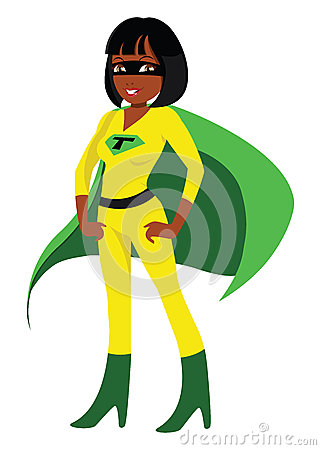 More Similar Stock Images Of   Superhero Black Female