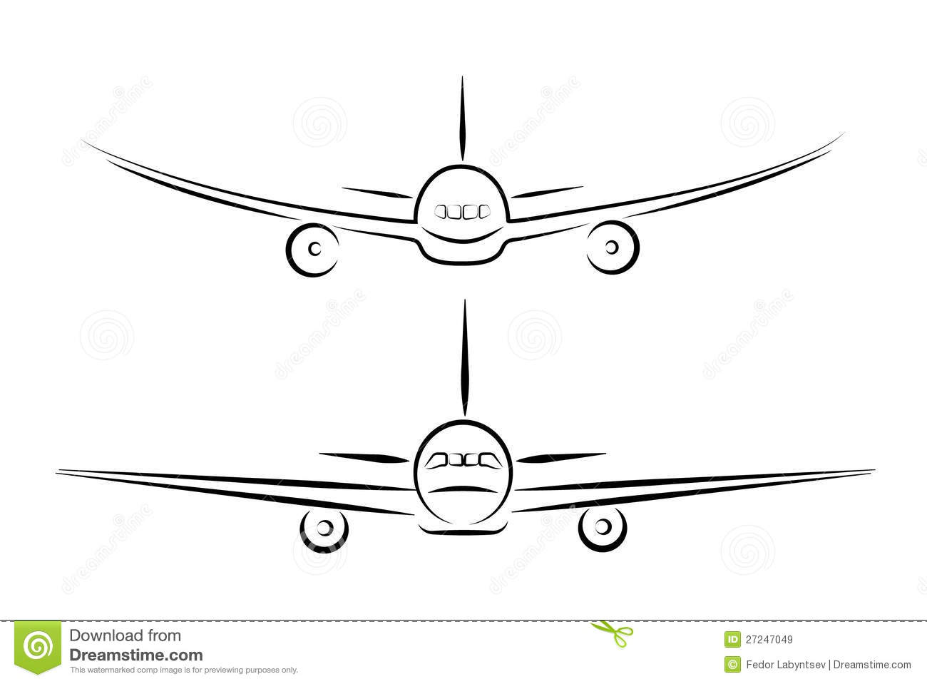 Plane Silhouette Royalty Free Stock Images   Image  27247049