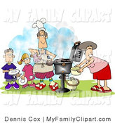Royalty Free Quality Time Stock Family Clipart Illustrations
