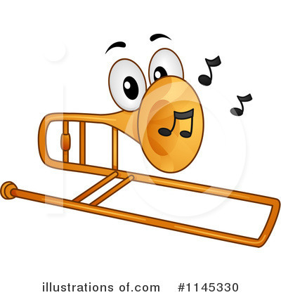 Royalty Free Trombone Clipart Illustration 1145330 Trombone Clipart
