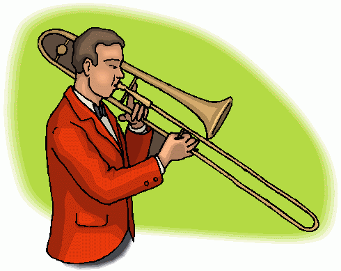 Trombone Player 4 Clipart   Trombone Player 4 Clip Art