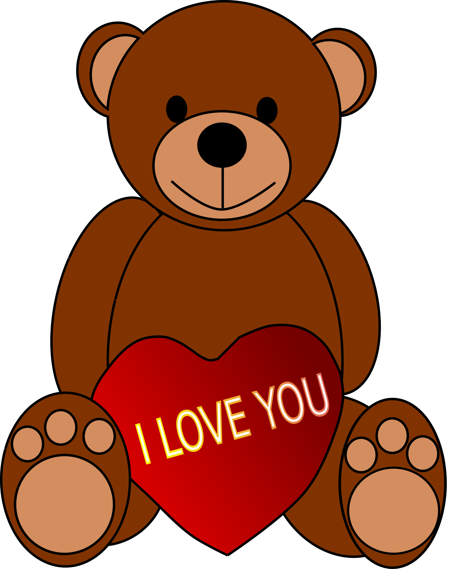Valentine S Day Teddy Bear By Artbejo