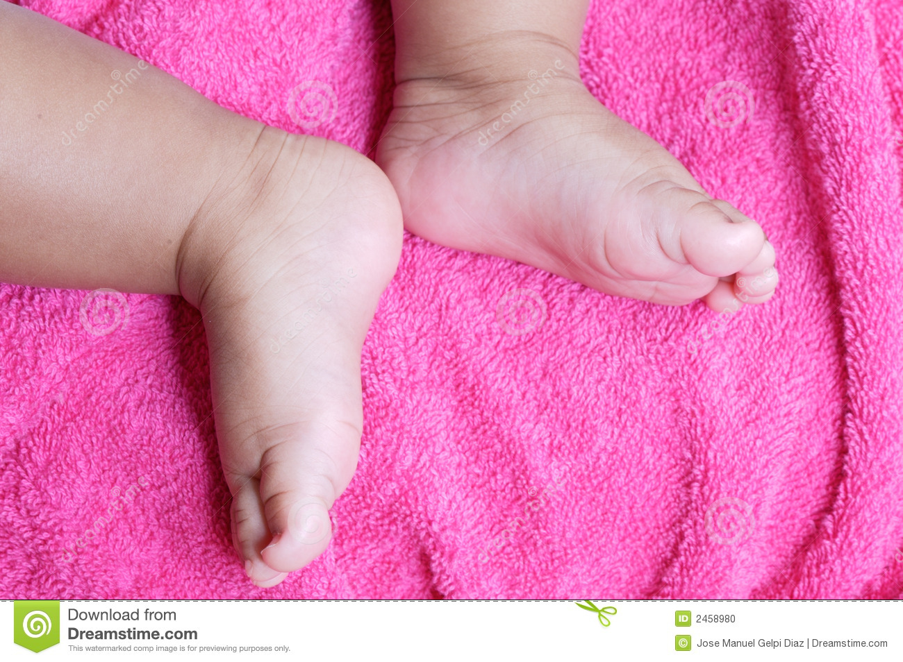 Baby Toes Stock Photo   Image  2458980