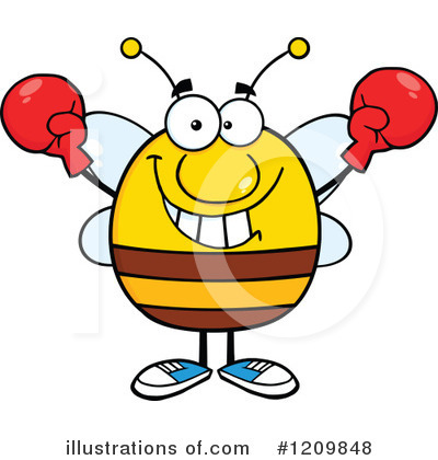 Bee Clipart  1209848 By Hit Toon   Royalty Free  Rf  Stock