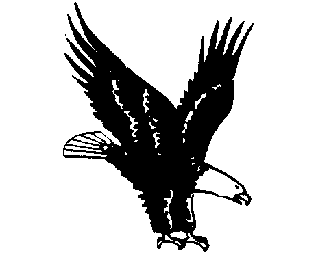 Eagle Flying Clipart Black And White   Clipart Panda   Free Clipart