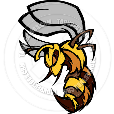 Fighting Bee Clip Art Http   Www Toonvectors Com Clip Art Bee Hornet