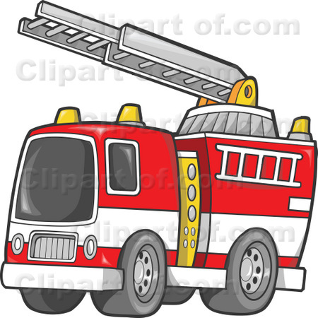 Fire Truck And Ladder Clipart Illustration   Flickr   Photo Sharing