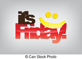 Friday Background   Its Friday Yellow Smile Emoticon