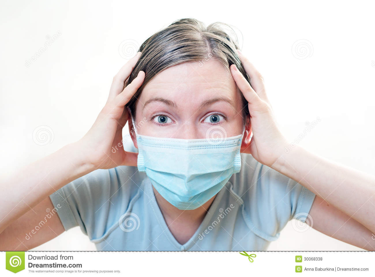 Patient In Mask In Crisis Condition  Royalty Free Stock Photos   Image    