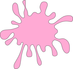 Pink Ink Spot Clip Art At Clker Com   Vector Clip Art Online Royalty