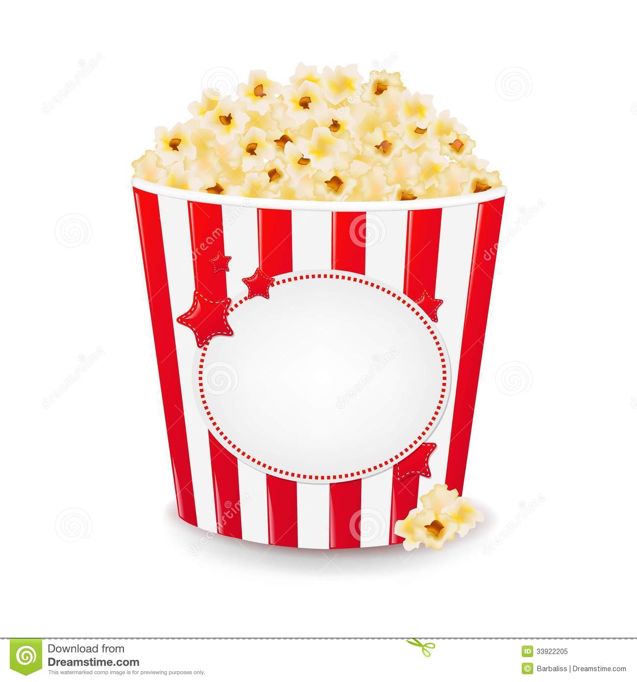 Popcorn Box Clip Art