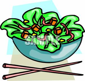 Salad In A Bowl Clip Art For Pinterest