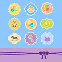 Set Baby Icon In Frame Baby Small Jpg