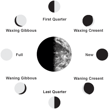 Units Planets Dennis Mary Images Sounds Clip Art For Moon Phases
