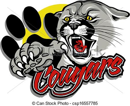 Vector Of Cougar With Claw Csp16557785   Search Clip Art Illustration