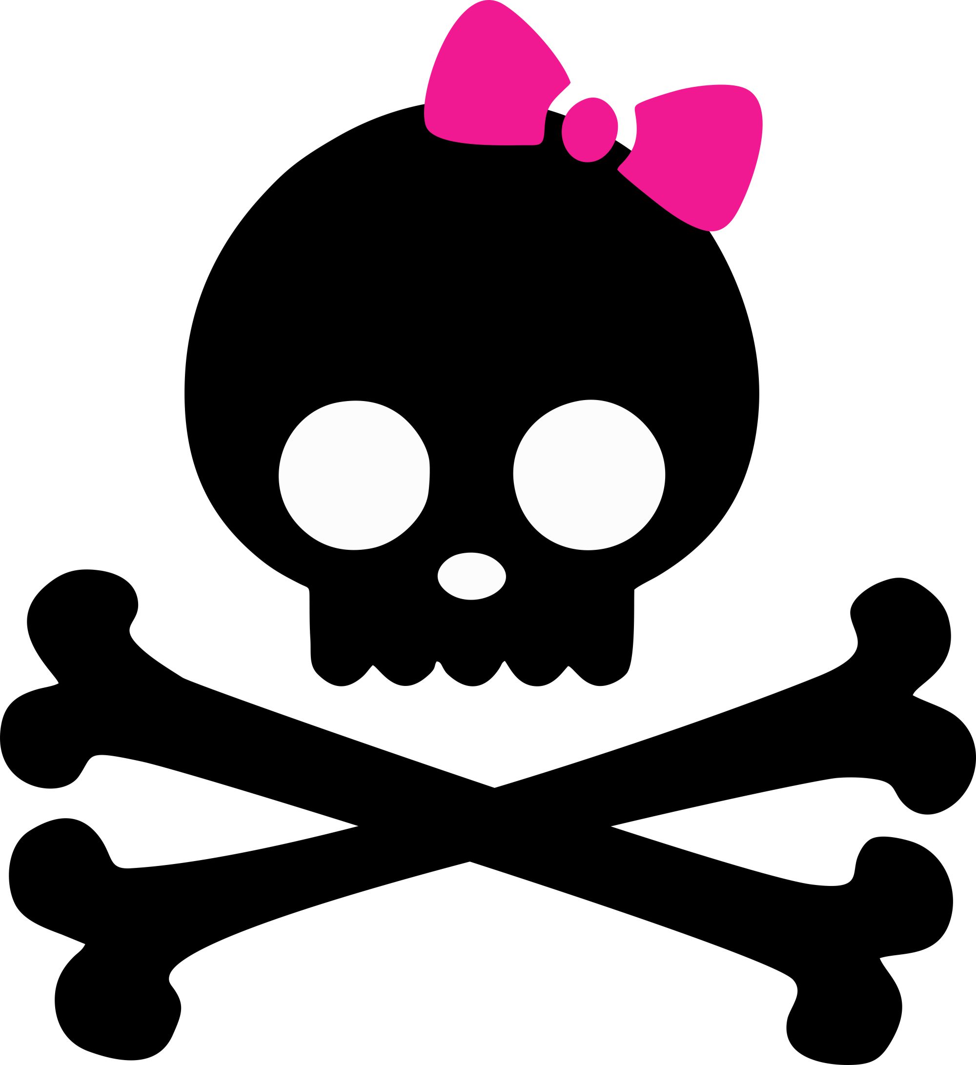 12 Skull And Crossbones Pink Free Cliparts That You Can Download To    