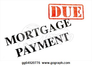 Clipart   Mortgage Payment Is Due   Stock Illustration Gg64920776