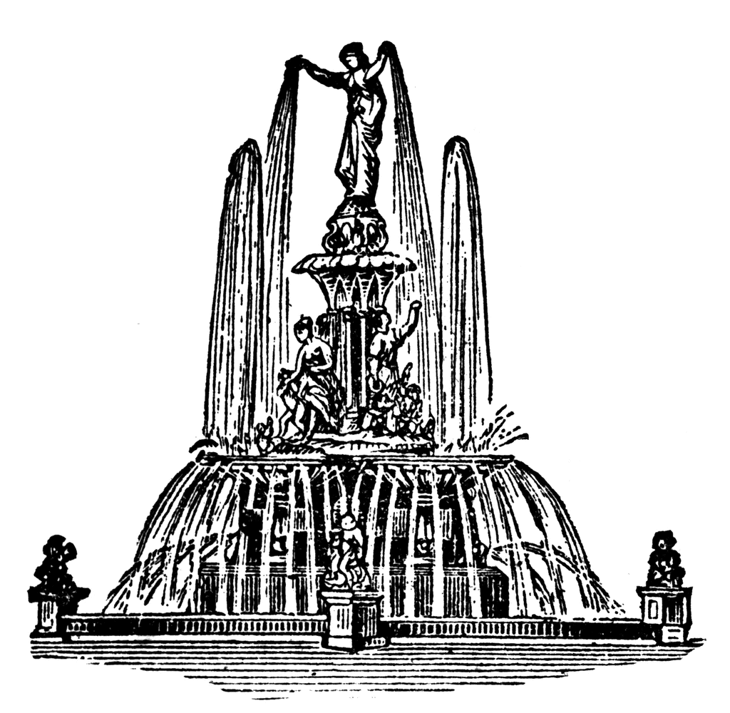 Fountain   Clipart Etc