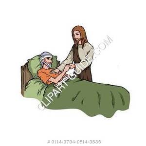 Jesus Healing Clip Art