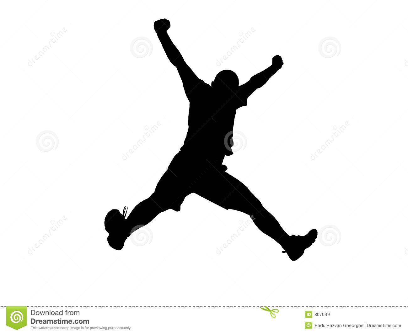 Jumping Silhouette Royalty Free Stock Images   Image  807049