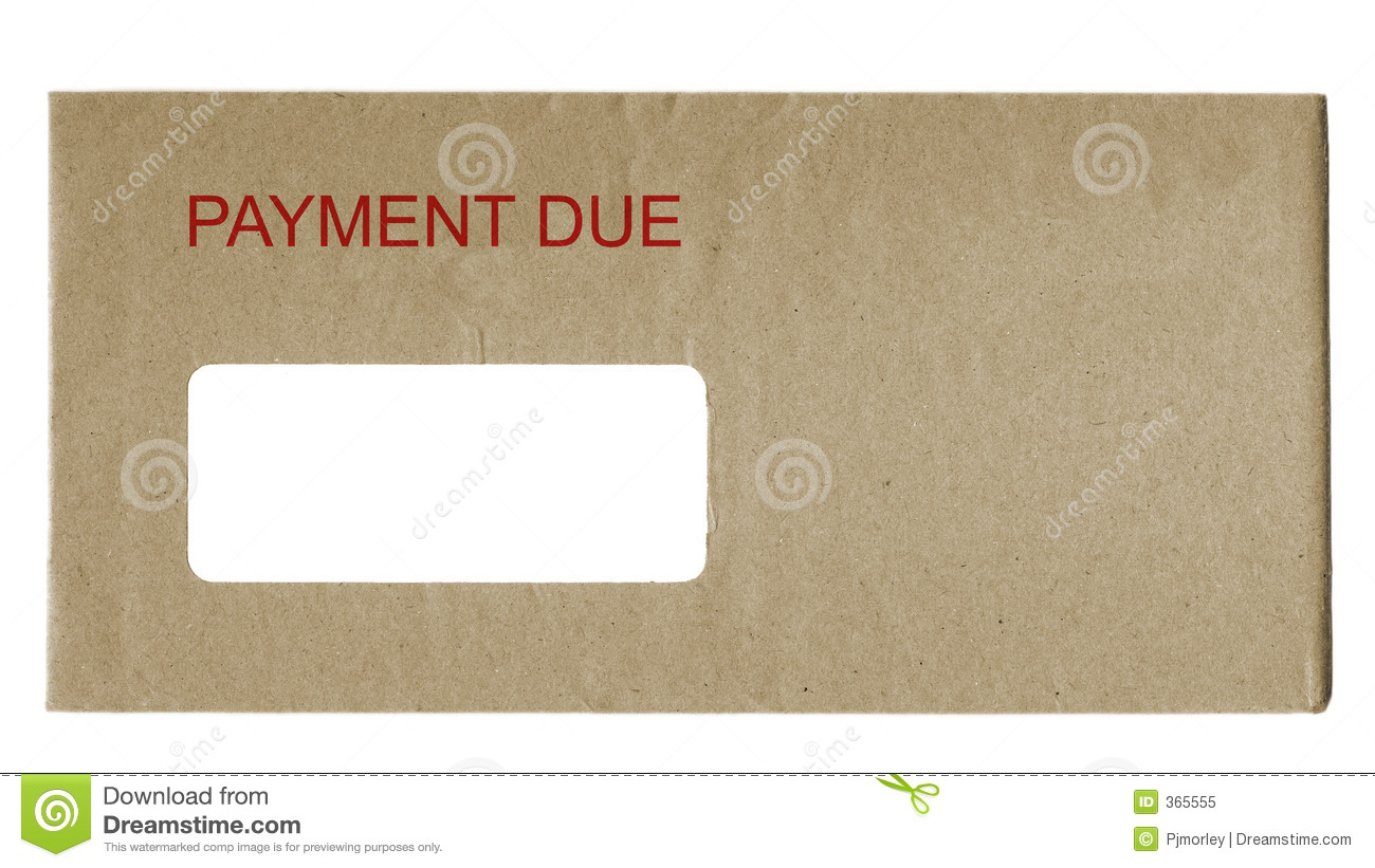 Payment Due Royalty Free Stock Photo   Image  365555