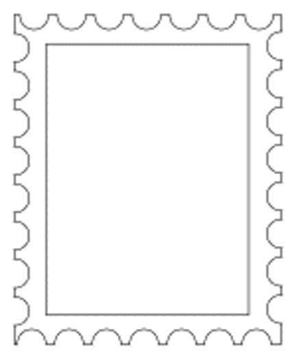 Postage Stamp Template Free
