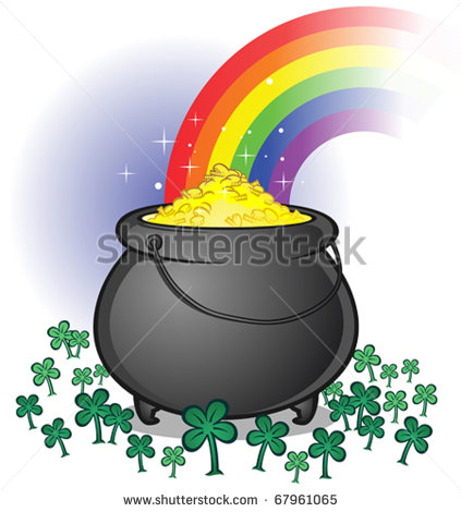 Pot Of Gold On Saint Patrick S Day  A Legendary Hidden Irish