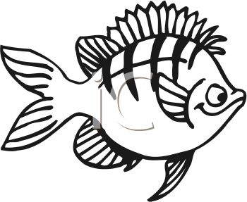 School Of Fish Clipart Black And White   Clipart Panda   Free Clipart