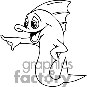 School Of Fish Clipart Black And White   Clipart Panda   Free Clipart