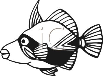 School Of Fish Clipart Black And White   Clipart Panda   Free Clipart    