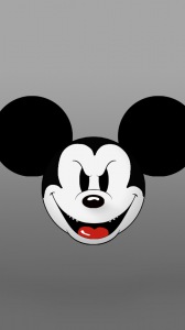 Wallpaper Mickey Mouse Malicious Ears Mouth Tongue 480x854 Pink Mouse    