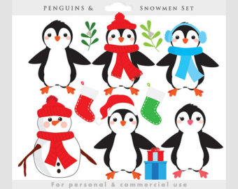 Winter Penguin Clipart Black And White   Clipart Panda   Free Clipart    
