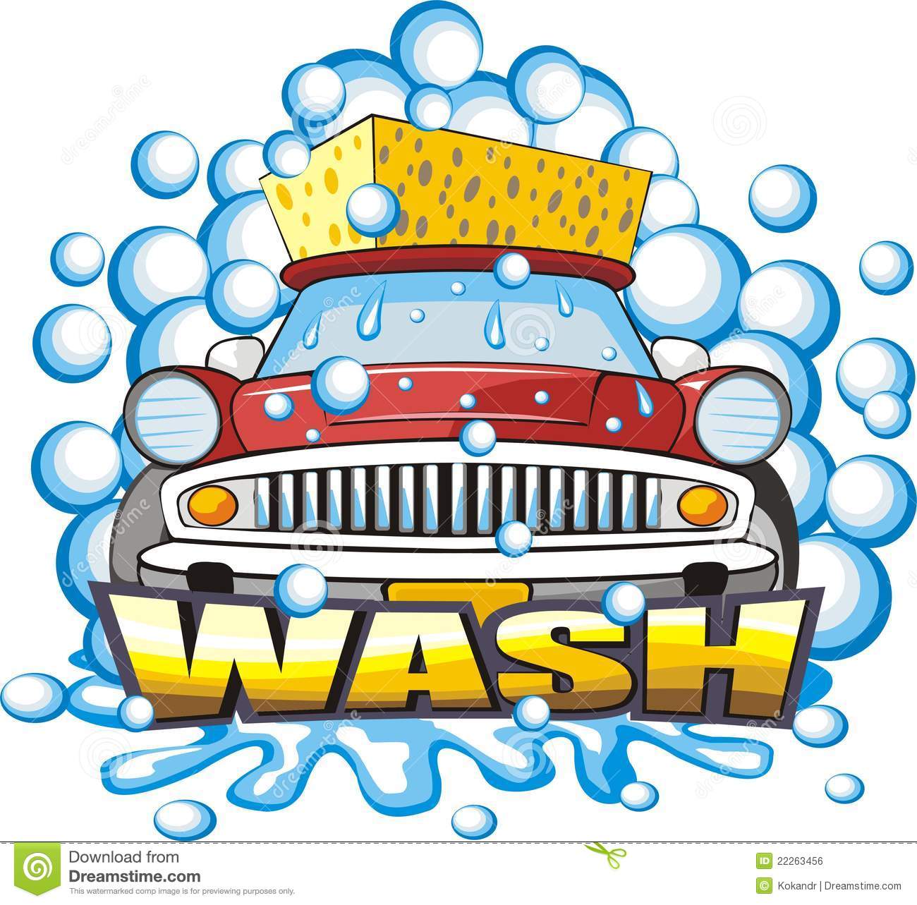 Car Washing Sign Royalty Free Stock Image   Image  22263456