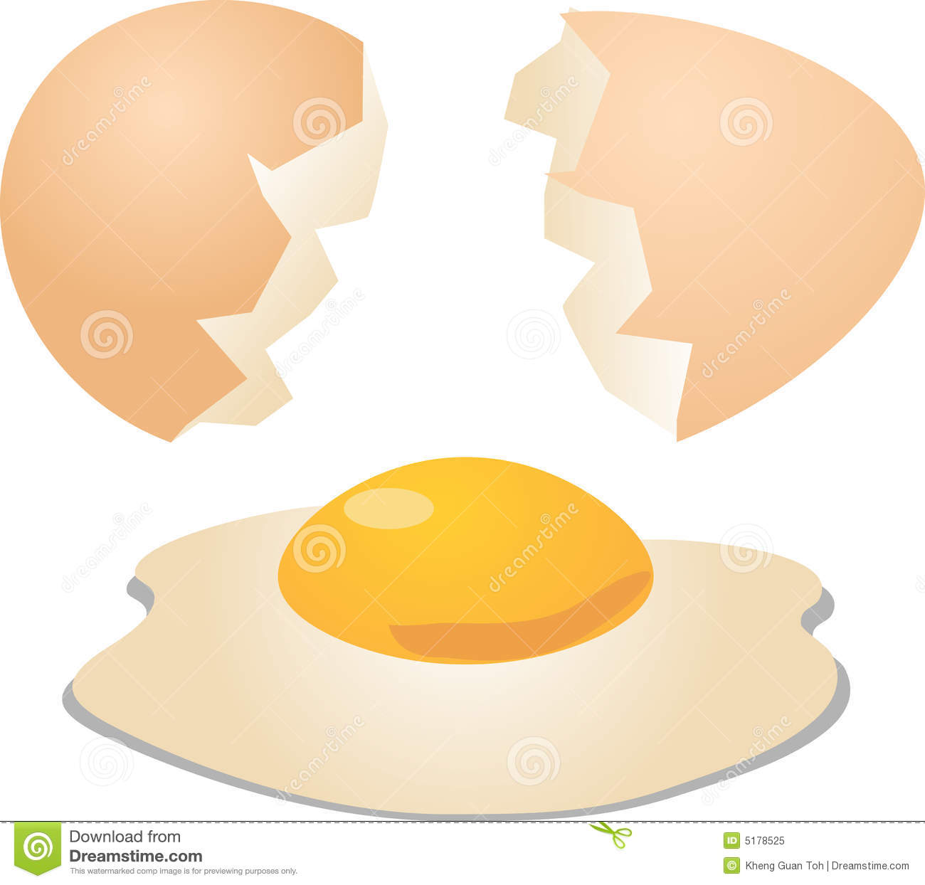 Clipart Cracked Egg Eggs Cracked Open Shell And