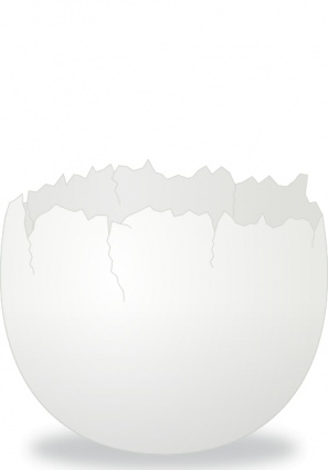 Download Cracked Egg Clip Art Vector For Free