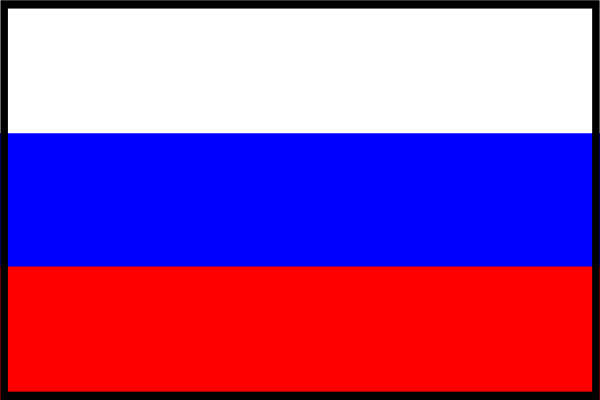 Flag Of Russia Bordered Clip Art At Clker Com   Vector Clip Art Online