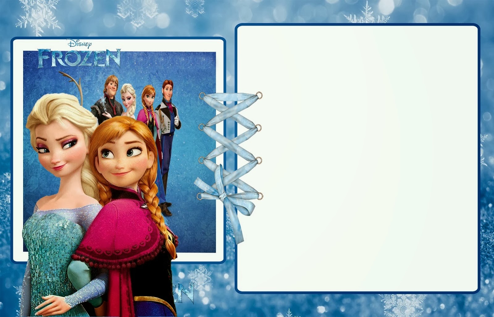 Frozen Party  Free Printable Invitations    Oh My Fiesta  In English